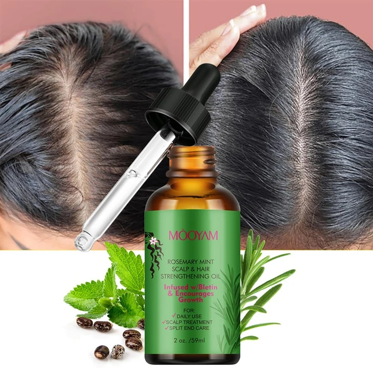 MOOYAM Rosemary Mint Scalp & Hair Strengthening Oil